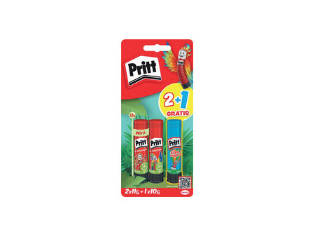 Pritt Bâton de colle BTS 2025, multipack, 2x 11 g + 1x 10 g