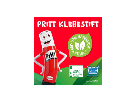 Pritt Bâton de colle BTS 2025, multipack, 2x 11 g + 1x 10 g
