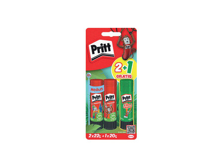 Pritt Bâton de colle BTS 2025, multipack, 2x 11 g + 1x 10 g