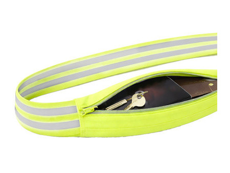 FIRST AID ONLY Ceinture réfléchissante avec poche, jaune