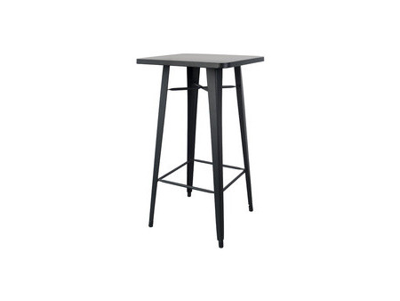PAPERFLOW Table haute d'extérieur URBAN, 600 x 600 mm, blanc