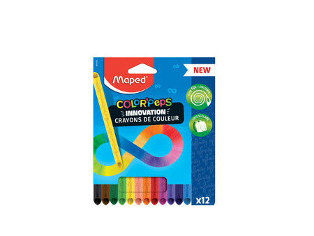 Maped Crayon de couleur COLOR'PEPS INFINITY, étui de 18