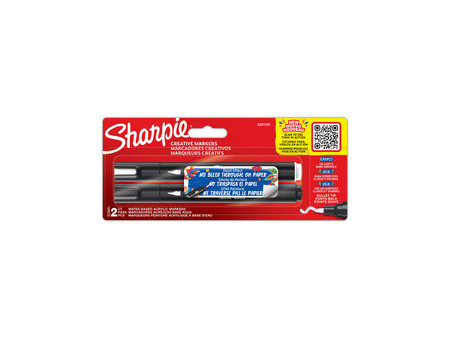 Sharpie Bullet Marqueur créatif, pointe ogive, blister de 2