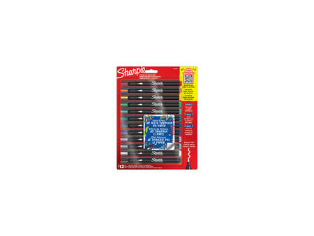 Sharpie Bullet Marqueur créatif, pointe ogive, blister de 12