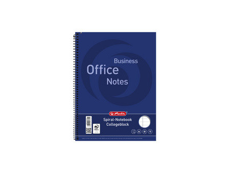 herlitz Bloc à spirale 'Business Office Notes', A4, carrelé,