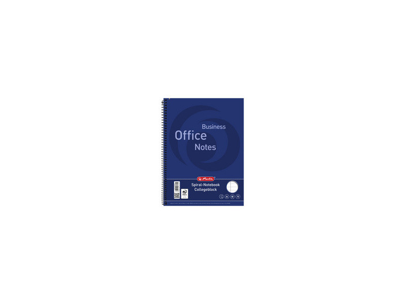 herlitz Bloc à spirale 'Business Office Notes', A4, carrelé,