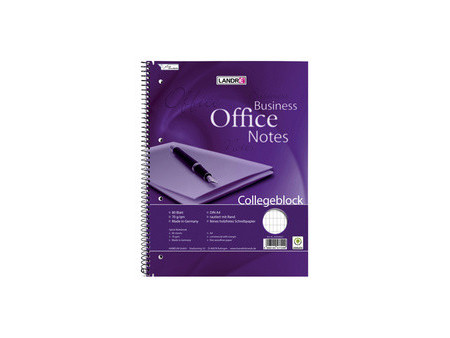 LANDRÉ Bloc à spirale 'Business Office Notes', A4, recouvert