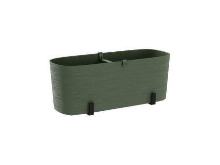 tera Kit de jardinière 'Paros', support inclus, black