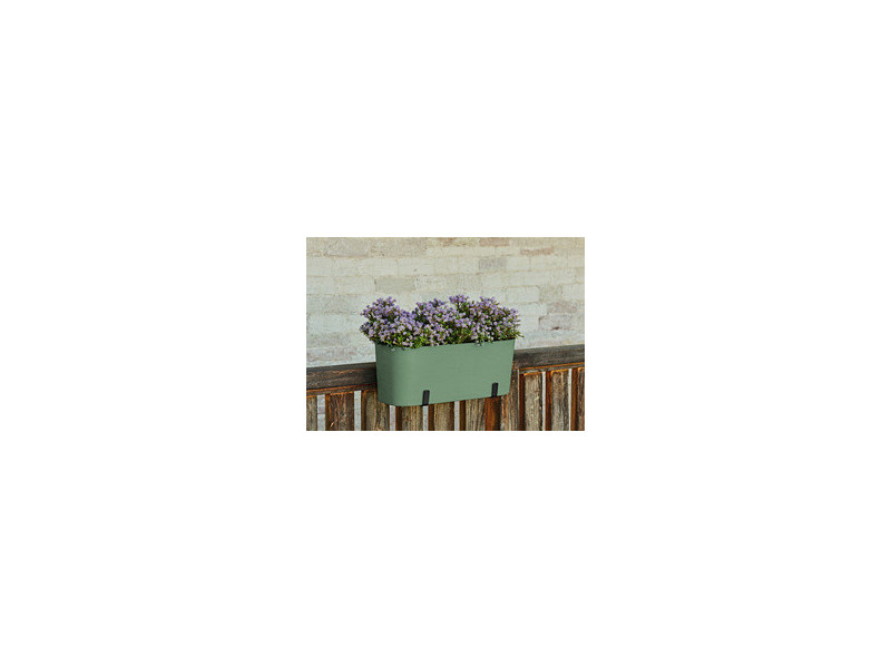 tera Kit de jardinière 'Paros', support inclus, fog grey