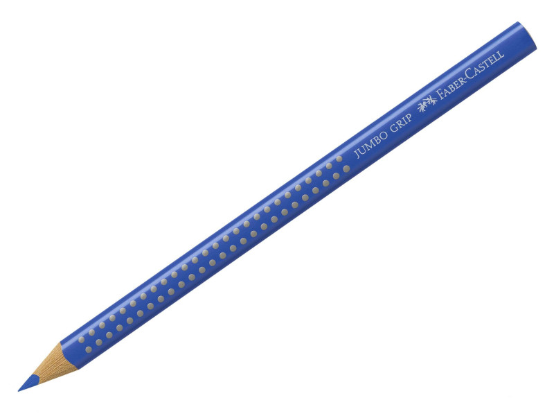 FABER-CASTELL Crayons couleur JUMBO GRIP, bleu océan