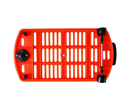 METO Panier à provisions avec poignées, 28 litres, rouge