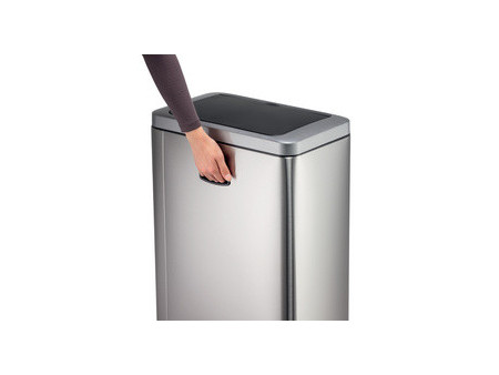 DURABLE Poubelle à capteur 'NO TOUCH DUO', 2 x 20 litres