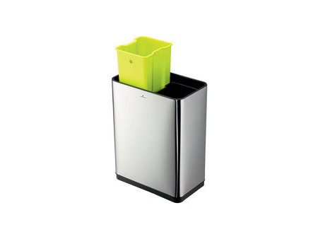 DURABLE Poubelle à capteur 'NO TOUCH DUO', 2 x 20 litres
