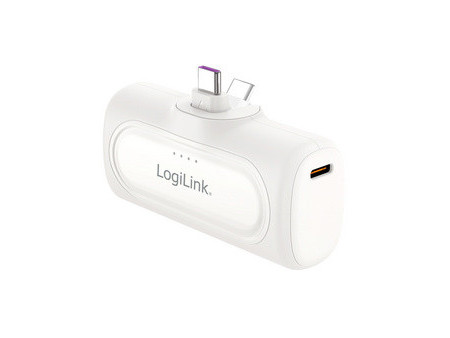 LogiLink Powerbank, 5.000 mAh, 2x USB-C, noir