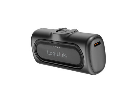 LogiLink Powerbank, 5.000 mAh, 2x USB-C, blanc