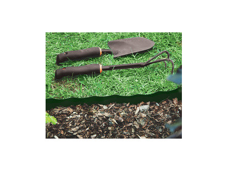Bradas Bordure de gazon, hauteur 250 mm, longueur 9 m, vert