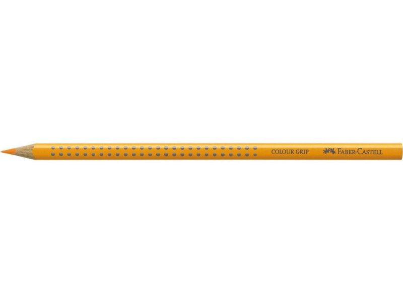 FABER-CASTELL Crayon de couleur Colour GRIP jaune citrouille