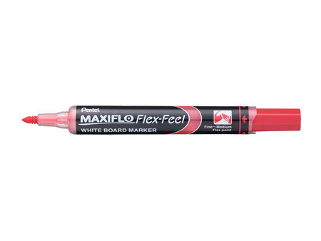 Pentel Marqueur pour tableau blanc MAXIFLO Flex-Feel, noir