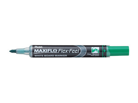 Pentel Marqueur pour tableau blanc MAXIFLO Flex-Feel, bleu