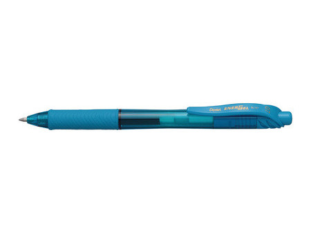 Pentel Stylo roller à encre gel EnerGel-X BL107, noir