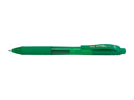 Pentel Stylo roller à encre gel EnerGel-X BL107, noir
