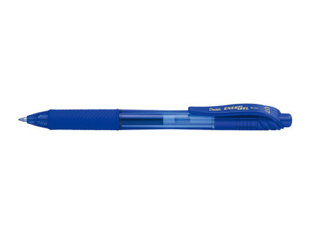 Pentel Stylo roller à encre gel EnerGel-X BL107, noir