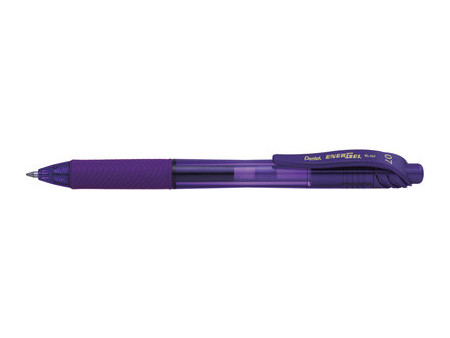Pentel Stylo roller à encre gel EnerGel-X BL107, rouge