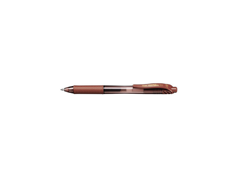 Pentel Stylo roller à encre gel EnerGel-X BL107, orange