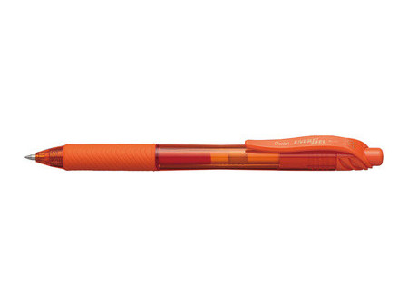 Pentel Stylo roller à encre gel EnerGel-X BL107, orange