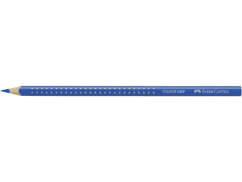 FABER-CASTELL Crayon de couleur Colour GRIP, bleu océan