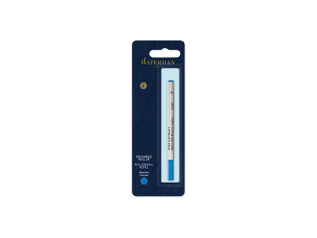 WATERMAN Recharge pour stylo roller, blister de 2, noir