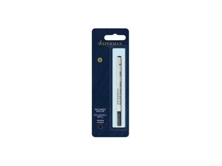 WATERMAN Recharge pour stylo roller, blister de 2, noir