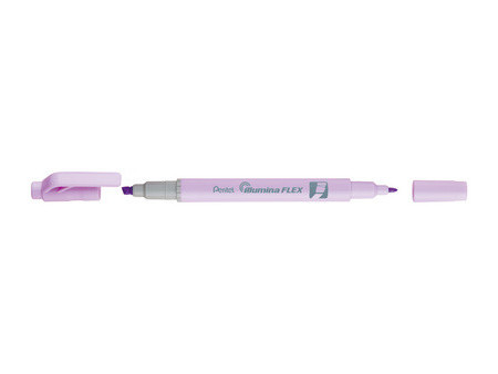 Pentel Surligneur Illumina Flex Pastel, jaune pastel