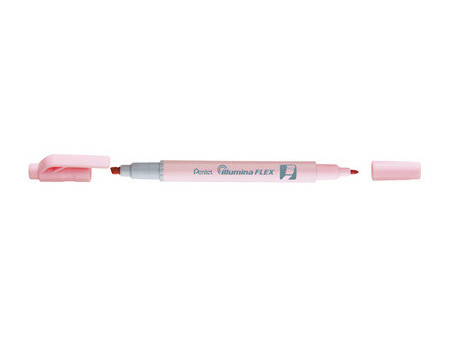 Pentel Surligneur Illumina Flex Pastel, jaune pastel