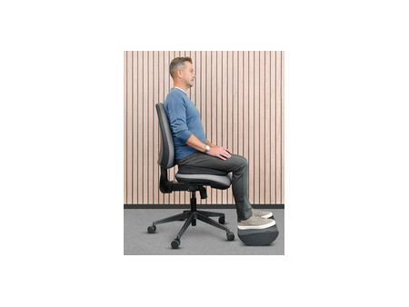 Fellowes Coussin d'assise en biseau Breyta, noir