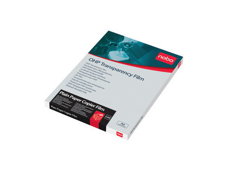 nobo Film pour photocopieur, A4, transparent, PP