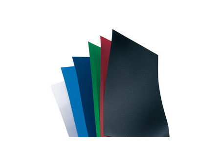 GBC Couverture de reliure PolyOpaque, A4, 0,30 mm, bleu
