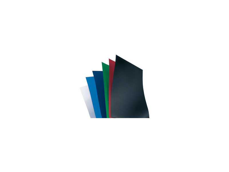GBC Couverture de reliure PolyOpaque, A4, 0,30 mm, bleu