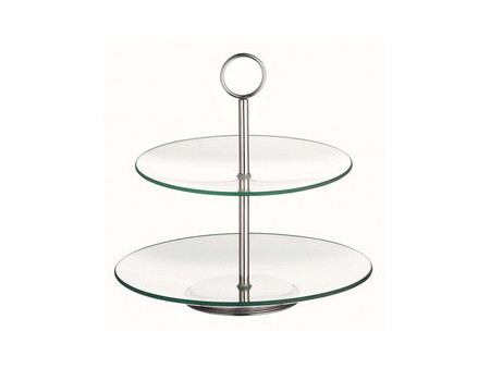 Esmeyer Présentoir à étages en verre 'COOKIE', 2 étages