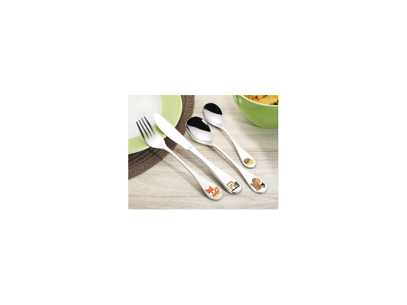 Esmeyer Couverts pour enfants FOREST, 4 pièces, inox 18/10