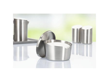 Esmeyer Sucrier avec couvercle VISTA, rond, argent