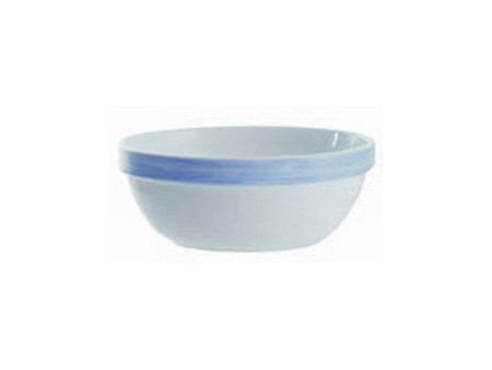 Esmeyer Assiette à dessert BRUSH, 195 mm, bleu/blanc
