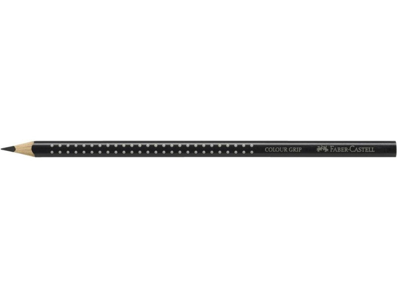 FABER-CASTELL Crayon de couleur Colour GRIP, noir