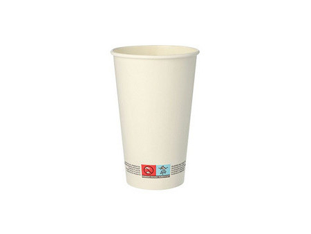 STARPAK Gobelet en carton 'To Go', 0,2 l, blanc