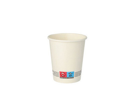 STARPAK Gobelet en carton 'To Go', 0,2 l, blanc