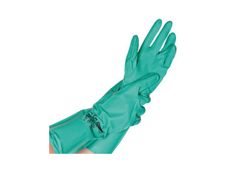 HYGOSTAR Gant universel en nitrile 'PROFESSIONAL', M, vert