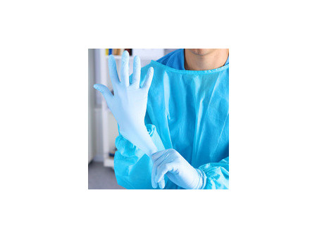 HYGOSTAR Gant en nitrile SAFE SUPER STRETCH, XL, blanc