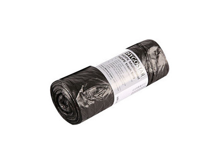 HYGOCLEAN Sac poubelle, 60 l, 10 microns, transparent