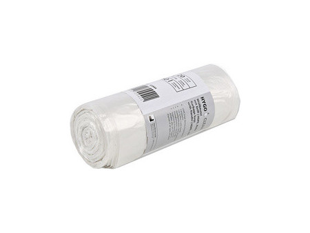 HYGOCLEAN Sac poubelle avec poignée, 50 litres