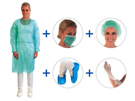 HYGOSTAR Kit de protection SARM II, 5 pièces, vert